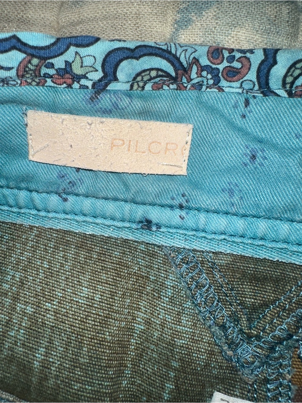 Anthropologie PILCRO Wanderer Camo Distressed shorts - Picture 6 of 9